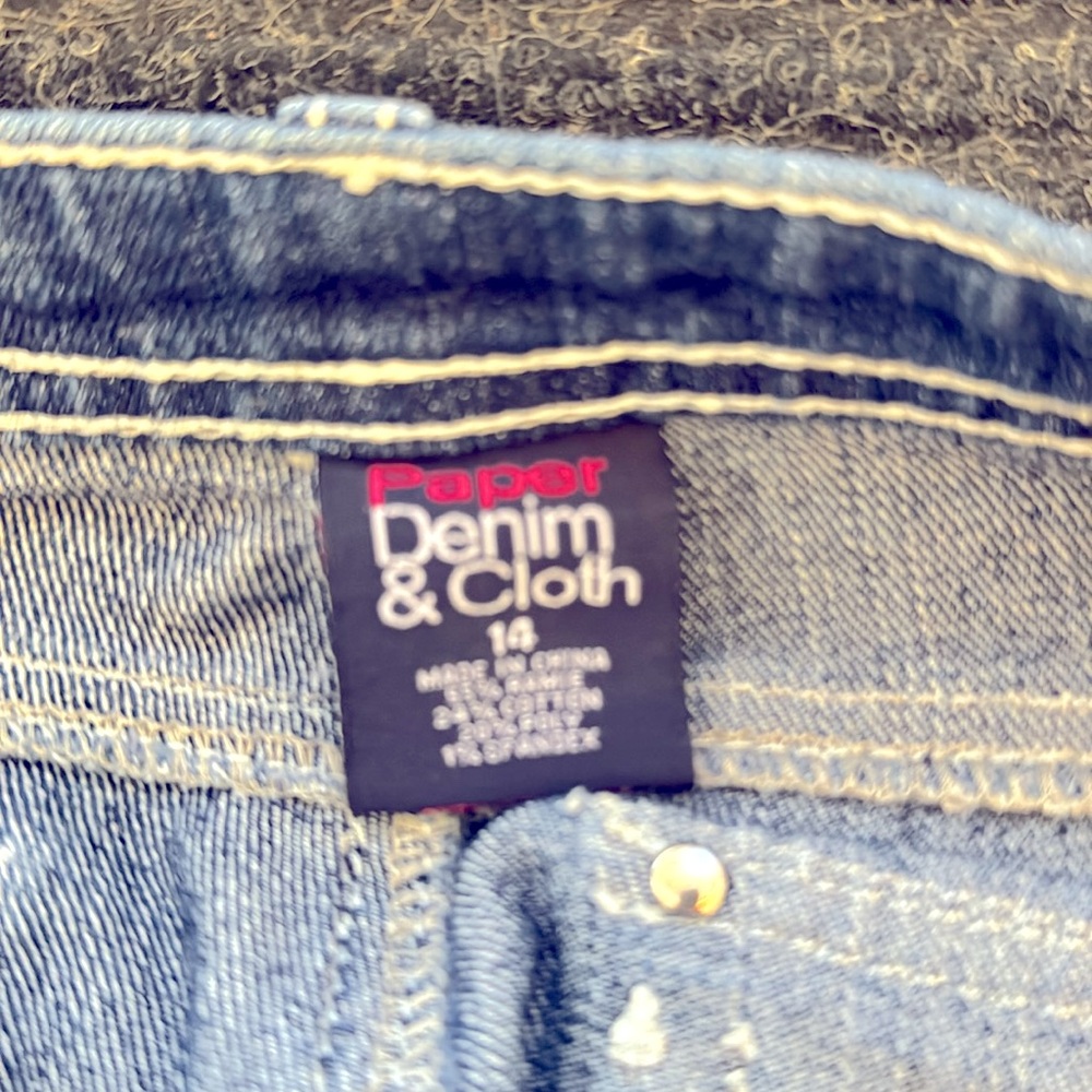 Paper Denim & Cloth Girl Jeans Size 14 - Picture 4 of 4